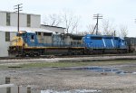 SB freight switching in the yard